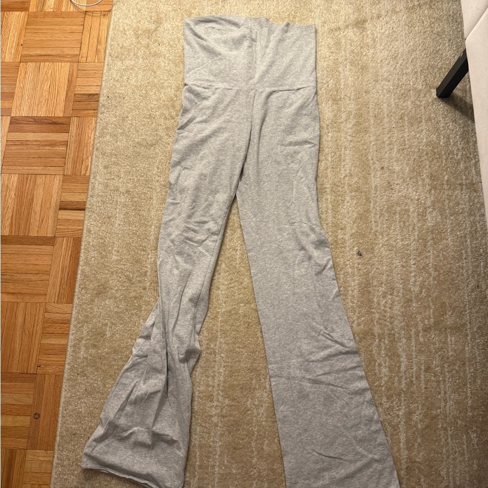 SKIMS Light Gray Straight Leg Pants